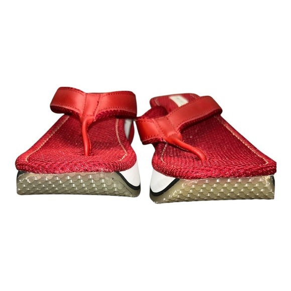 Lower East Side Red Rare Y2K Vintage Platform Flip Flop Sandals Women’s Sz 8 - Picture 2 of 12